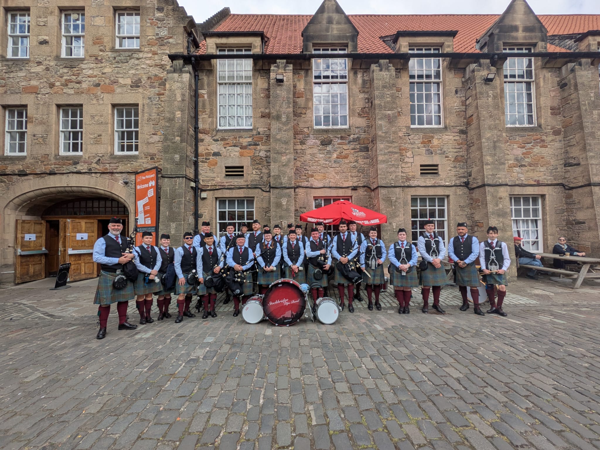 Stockbridge Pipe Band - May Day Parade, Edinburgh - May 2025
